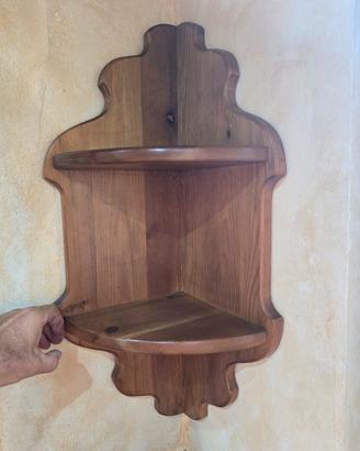 Angoliera pensile in legno
