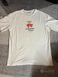 T-shirt bianca grafica Pottery Studio