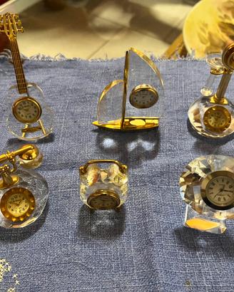 Orologi lotto decorativo cristallo