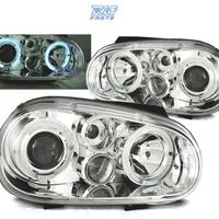 FARI VOLKSWAGEN VW GOLF 4 ANGEL EYES CROMATI