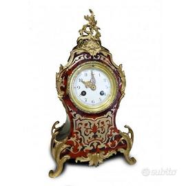 Antico orologio da appoggio tipo " Boulle "