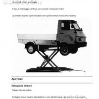 Manuali officina Piaggio Ape Porter tutti modelli
