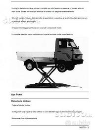 Manuali officina Piaggio Ape Porter tutti modelli