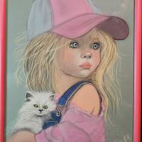 Disegno con matite pastello 