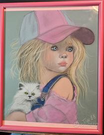 Disegno con matite pastello 