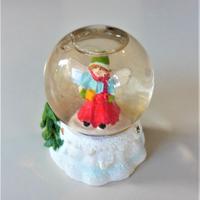 Palla di neve in vetro natale angelo