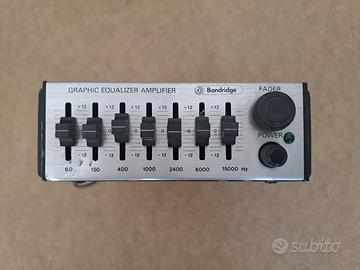 Equalizzatore per Autoradio vintage, auto d'epoca