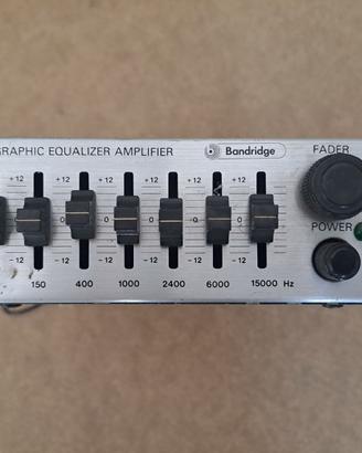 Equalizzatore per Autoradio vintage, auto d'epoca