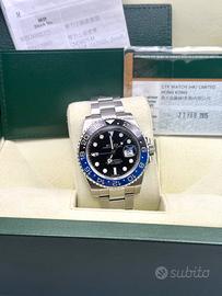 Rolex 116710blnr 2015 Full + fattura Oropiu