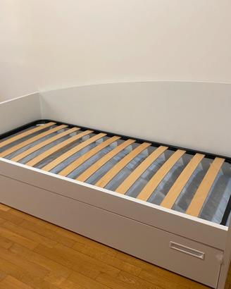 Letto singolo con letto estraibile
