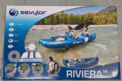 Kayak Gonfiabile Sevylor Riviera Biposto canoa