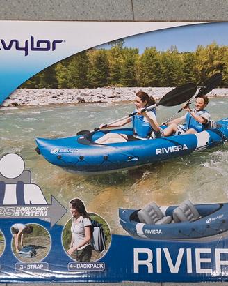 Kayak Gonfiabile Sevylor Riviera Biposto canoa