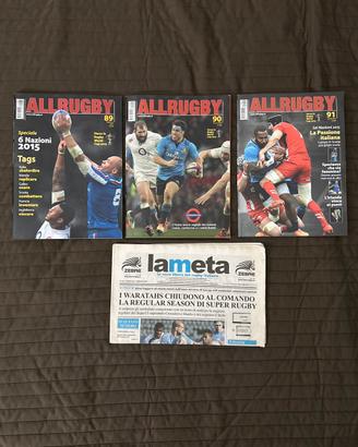 Lotto 3 riviste “Allrugby” - sequenza 89/90/91