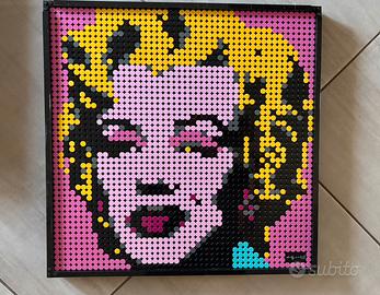 Lego Art Marilyn Monroe by Andy Warhol