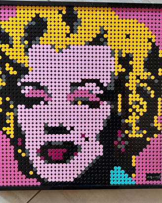 Lego Art Marilyn Monroe by Andy Warhol