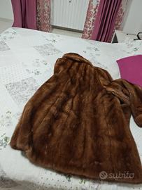 pelliccia di Vero Visone di Selvatico 
