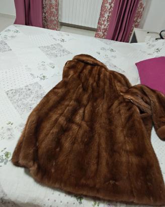 pelliccia di Vero Visone di Selvatico 