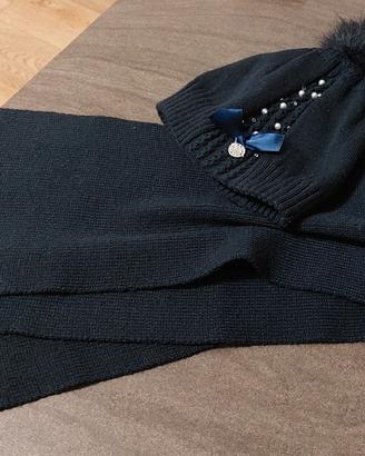 cappello e sciarpa da bambina 