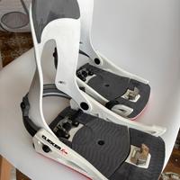 K2 clicker x HB snowboard bindings attacchi