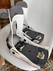 K2 clicker x HB snowboard bindings attacchi