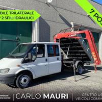Ford Transit 350 7 posti + GRU + RIBALTABILE...