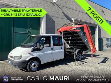 Ford Transit 350 7 posti + GRU + RIBALTABILE...
