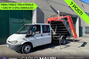Ford Transit 350 7 posti + GRU + RIBALTABILE...