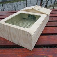 Terrario per tartatughe 60x40x20 lati chiusi