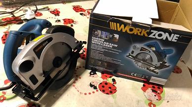 Sega circolare WorkZone 1400W laser