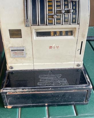 Raro Registratore di Cassa Meccanico RIV Vintage