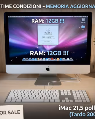 Apple iMac 21.5" (2009) – 12 GB RAM