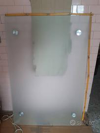 Tavolo cristallo vetro opaco 80x120