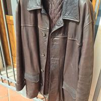 Giaccone artigianale in pelle. Anni 80
