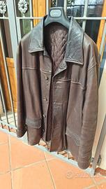 Giaccone artigianale in pelle. Anni 80