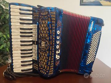 Fisarmonica STOCCO 96 Bassi 37 Tasti - Blu Perlato