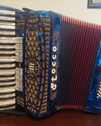 Fisarmonica STOCCO 96 Bassi 37 Tasti - Blu Perlato