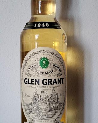 Whisky Glen Grant 5 anni vintage