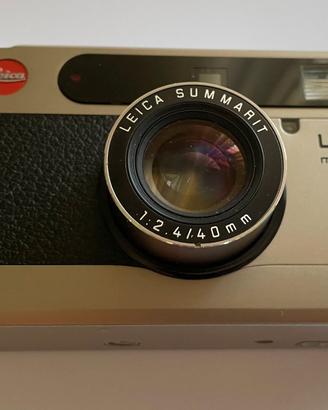 Leica Minilux Summarit 40mm f/2.4, compatta analog