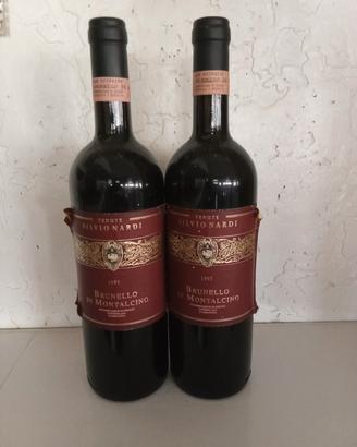 due bottiglie di brunello montalcino