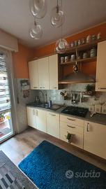 cucina dotata con elettrodomestici 