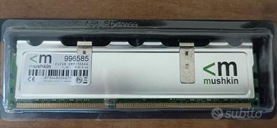 RAM DDR3 4gb Mushkin con dissipatore 