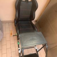 sedile console videogiochi rally f1 auto