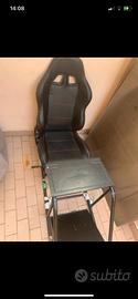sedile console videogiochi rally f1 auto