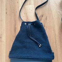 Zaino O bag Tote effetto lana