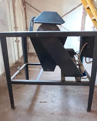 Banco Sega Circolare Legna 3 HP Motore SOGA 220V
