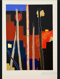 Carlo Montesi - Serigrafia con Foglia d'Oro