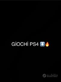 Giochi playstation4 (ps4)⬇️