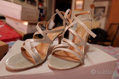 Sandali Anna Field donna oro/argento