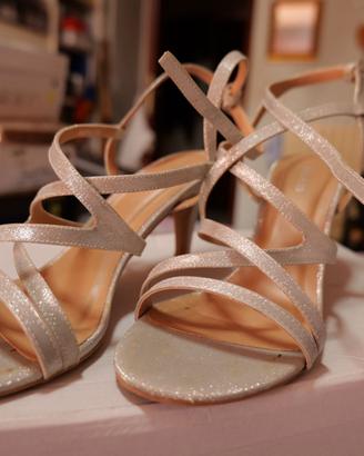 Sandali Anna Field donna oro/argento