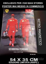 POSTER MAGNETICO RAY-BAN & FERRARI